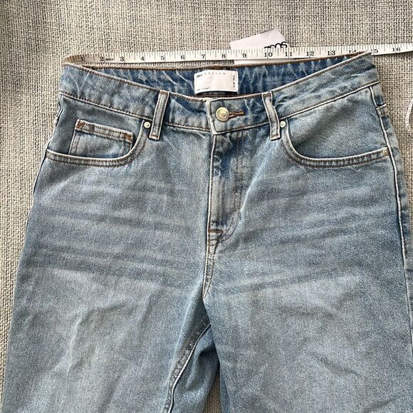 Asos Design Bermuda Jean Shorts Womens Size‎ 30 inches Medium Small - Picture 2 of 7